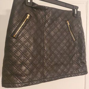 Express Faux Leather Mini Skirt